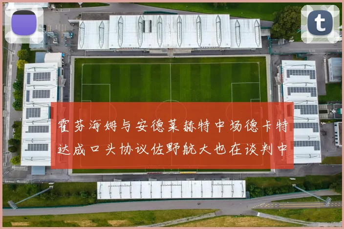霍芬海姆与安德莱赫特中场德卡特达成口头协议佐野航大也在谈判中