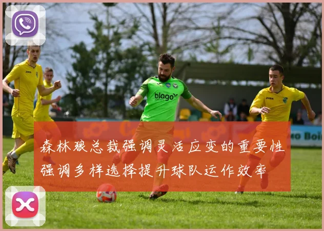 森林狼总裁强调灵活应变的重要性强调多样选择提升球队运作效率